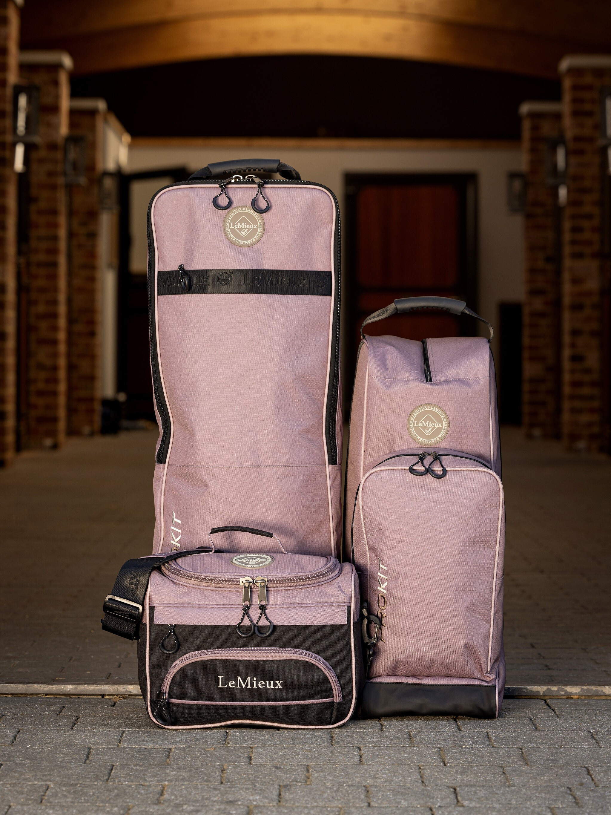 Sac de pansage LeMieux ProKit Lite Grooming Walnut Marron