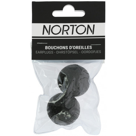 Bouchons d'oreilles Norton Pro Noir