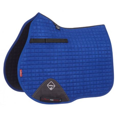 Mini-tapis de selle blanc pour cheval en peluche Lemieux