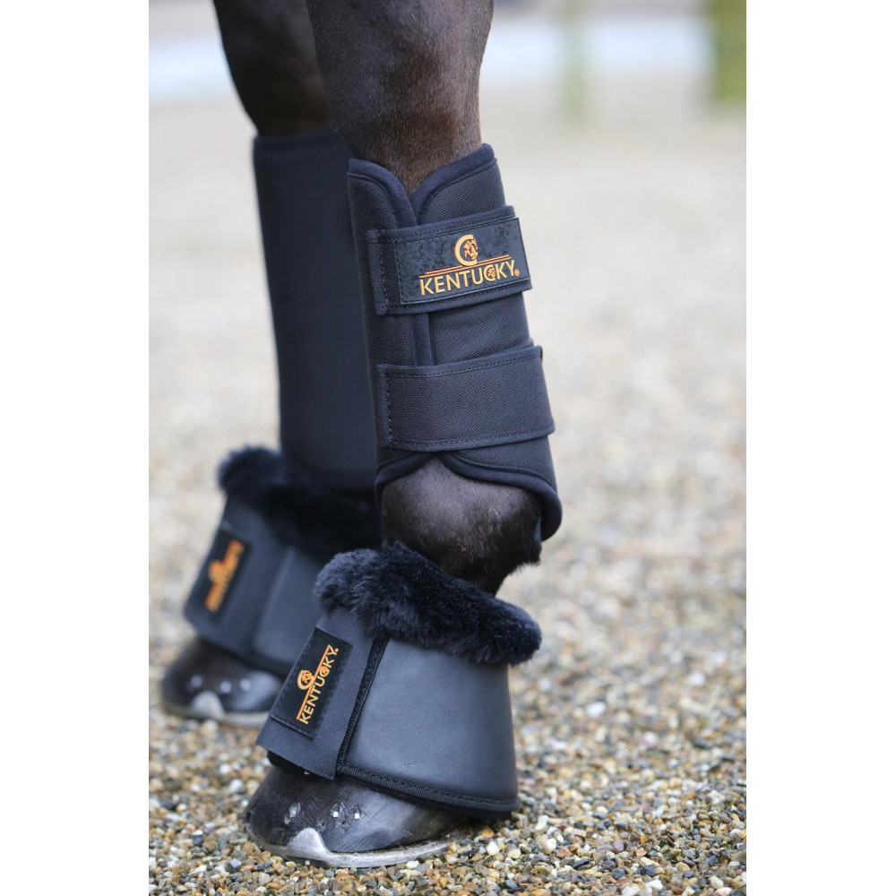 Guêtres D'équitation Anciennes En Cuir - Vintage Fabriqué Au Royaume-Uni