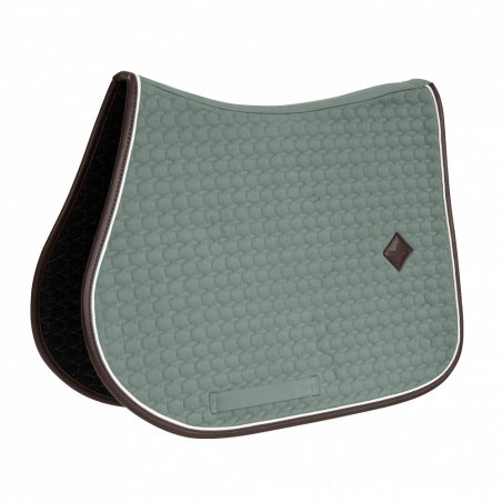 Tapis de selle Classic Leather jumping Kentucky Vert poudreux