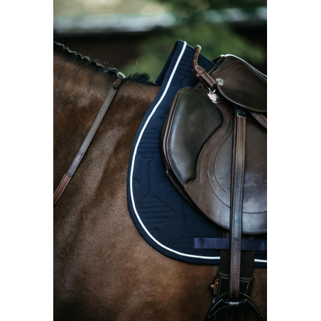 Tapis de selle Color Edition Leather jumping Kentucky Marine