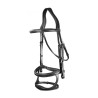 Bridon Double Muserolle US Collection by Dy'on - Noir