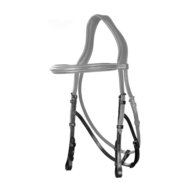 Bosal Tressé En Cuir Pour Exposition Cheval - Hackamore Harris Cuir - Occasion