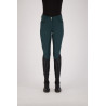 Pantalon d'équitation Euro-star Arielle Cool FullGrip - Pignons verts