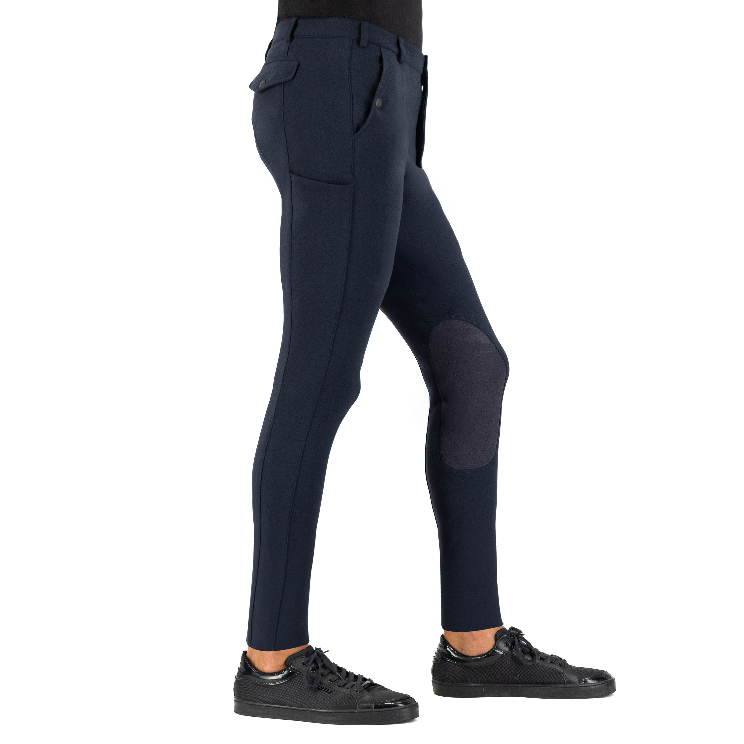 Pantalon d'équitation Euro-star Gabriel Grip Connect Knee Nuit Bleu marine Pantalon d'équitation Euro-star Gabriel Grip Connect Knee Nuit Bleu marine