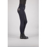 Pantalon d'équitation Euro-star Indigo Glam FullGrip - Noir
