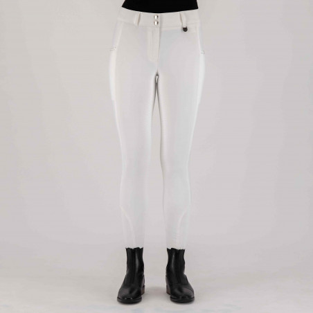 Pantalon d'équitation HV Polo Miranda FullGrip Blanc