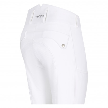 Pantalon d'équitation HV Polo Pauline FullGrip Blanc