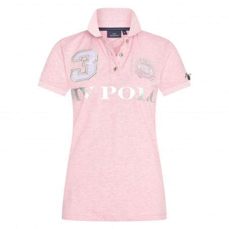 Polo shirt Favouritas EQ Mélange rose puissant