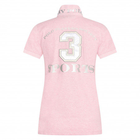 Polo shirt Favouritas EQ Mélange rose puissant