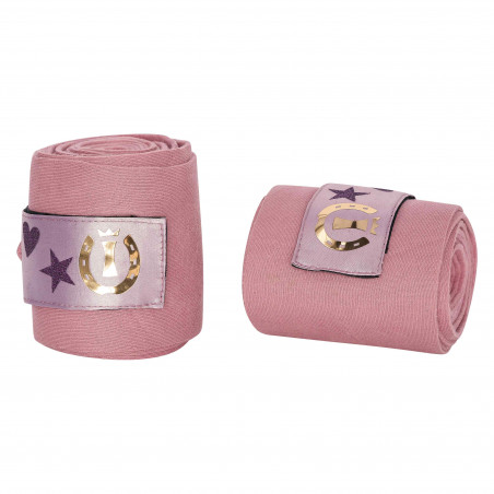 Bandes de polo Imperial Riding Cosmic Sparkle Rose chic