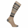 Chaussettes Imperial Riding Stripy Sparkle - Cappuccino