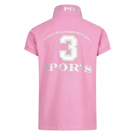 Polo shirt Favouritas kids Rose Sauvage