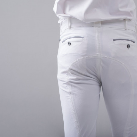 Pantalon d'équitation Kingsland KlKolton à basanes Blanc