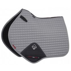 Tapis de selle Square Ultra Mesh Dressage gris