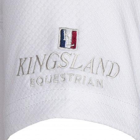 Chemise de concours Kingsland Classic manches courtes Junior Garçons Blanc
