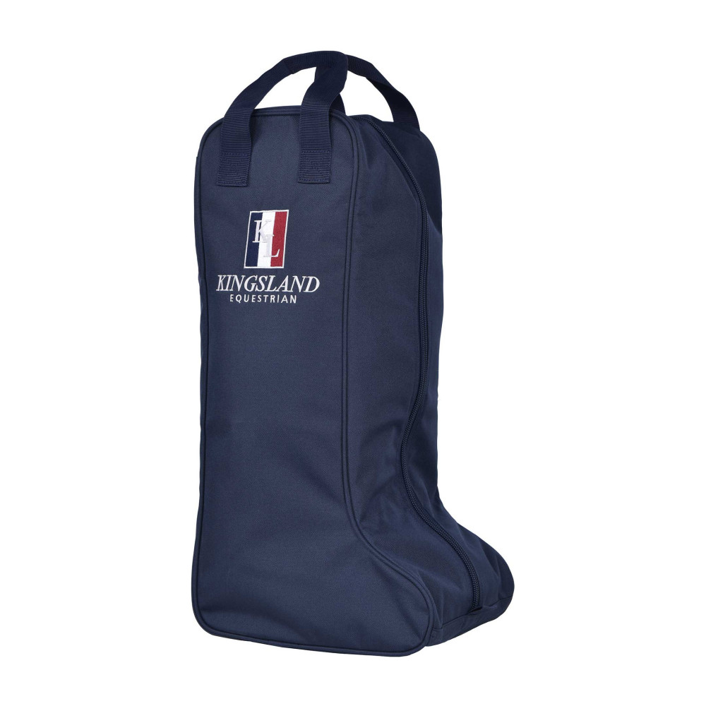 Sac à Bottes D'équitation - Tissu Oxford Résistant - Double Compartiment Pour Bottes Et Casque - Poignée De Transport - Dimensions 30x23x46 Cm