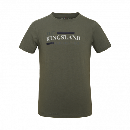 T-Shirt Kingsland coton Junior Roulette verte