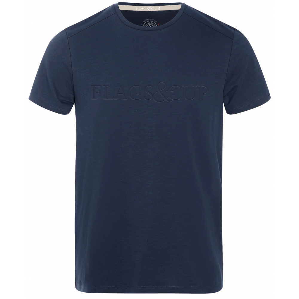 T-shirt Homme Motif Drapeau France – Coupe Ajustée, Style Vintage Streetwear – Manches Courtes, 100% Coton