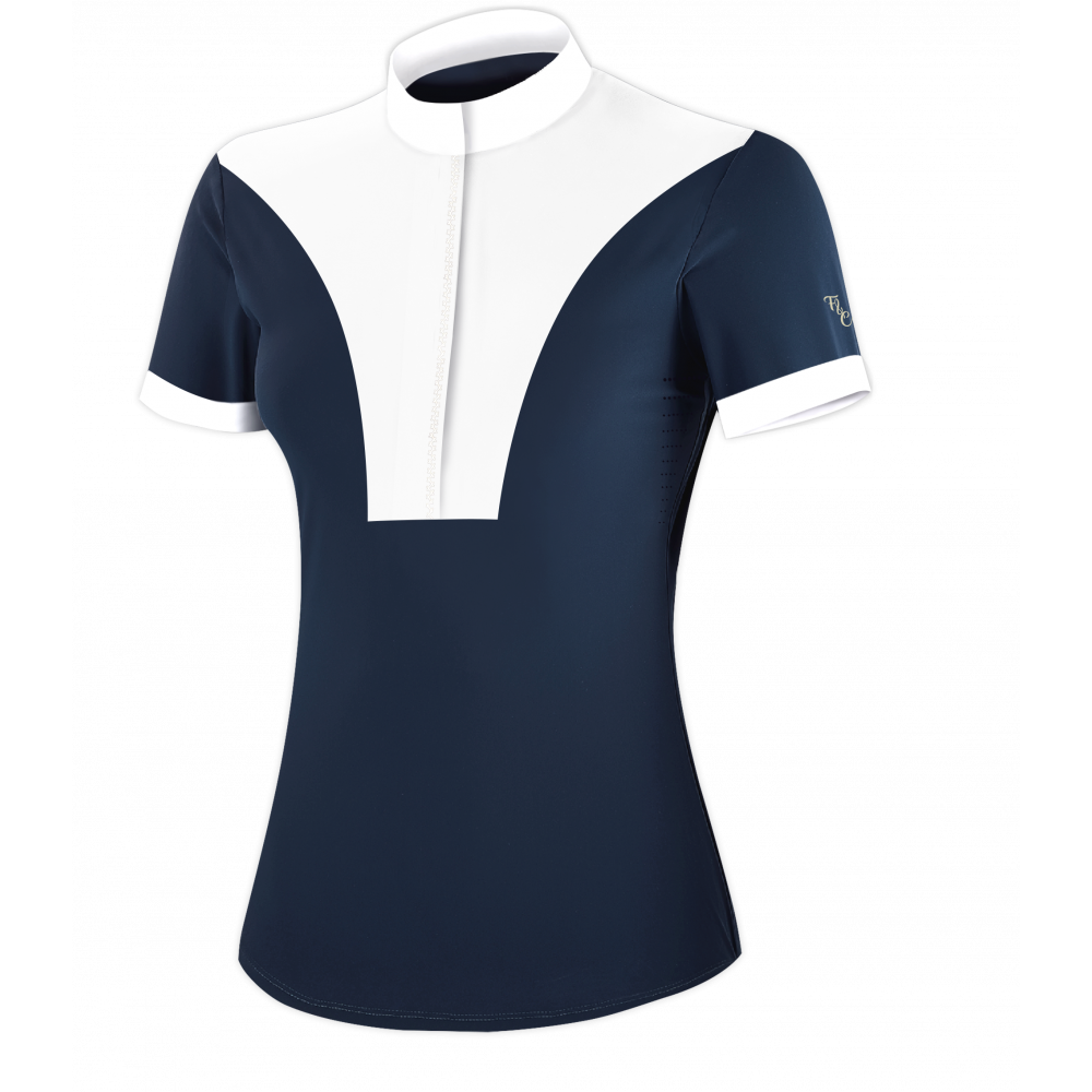 Haut D'équitation Tredstep Ireland Pour Femme Taille Moyenne Marine - Manches Courtes, Occasion