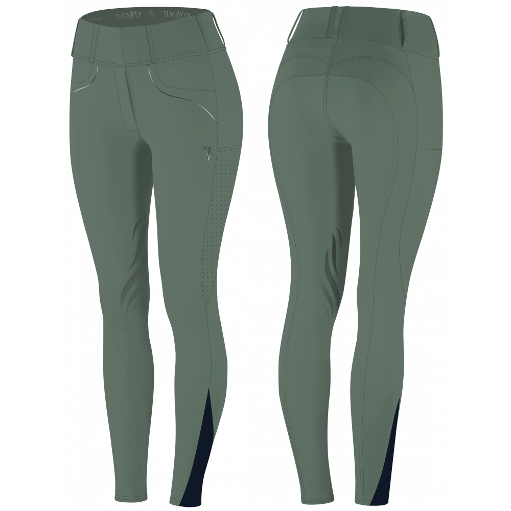 BALEAF Legging Équitation Femme Doublé Polaire – Pantalon Thermal Résistant Eau Avec Poches Et Siège Silicone Complet