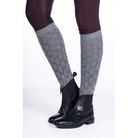 Chaussettes HKM Berry Wool Gris chiné