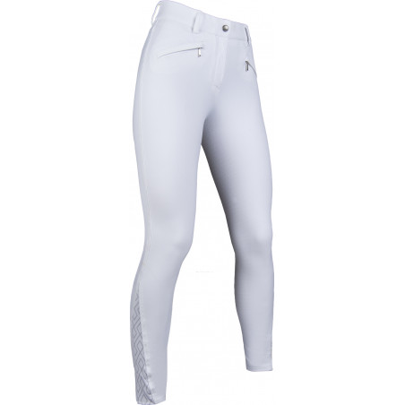 Pantalon HKM Della Sera Competition CM Style Blanc