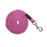 Longe HKM Aachen avec mousqueton - Rose vif / lilas