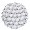 Résille avec pierres brillantes HKM - Blanc