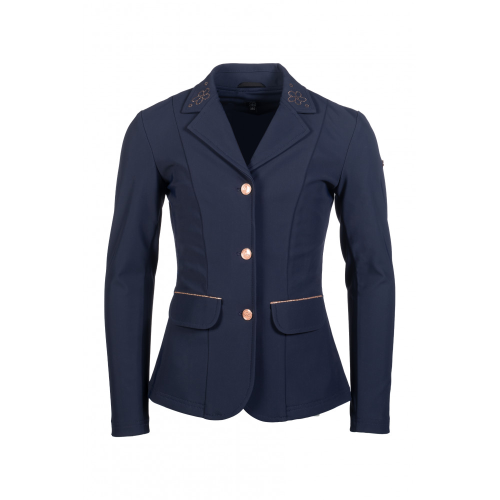 Veste De Spectacle HKM Noire Pour Enfant (7-8 Ans) équitation Compétition