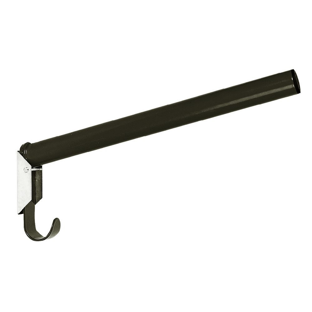 Porte-selle mural noir fer CFW83425