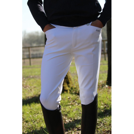 Pantalon d'équitation homme Jump'In Super X Blanc