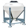 Silo monobloc à aliments La Gée 500 L + châssis galva Silo monobloc à aliments La Gée 500 L + châssis galva