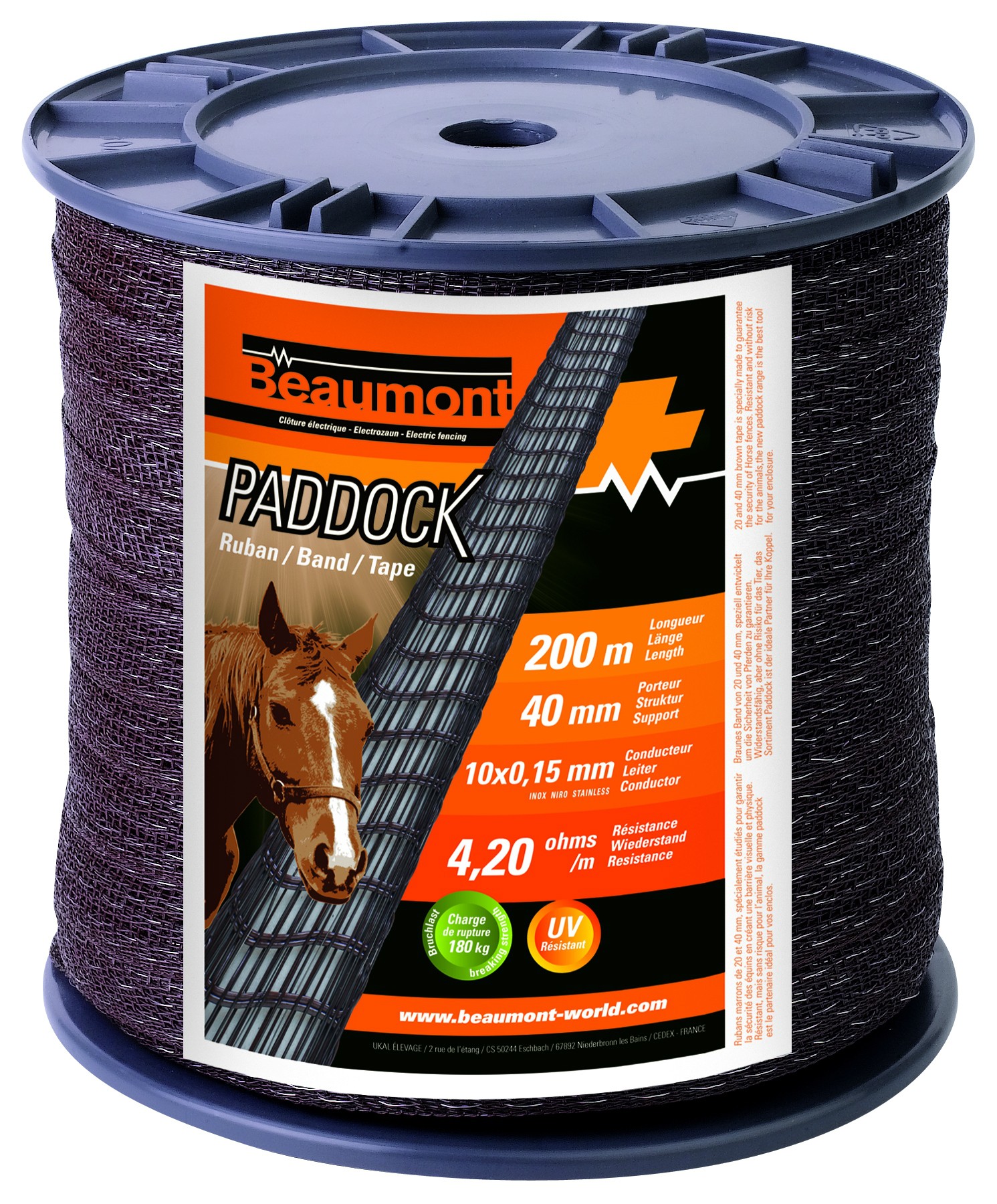 Ruban Paddock 40 mm Beaumont