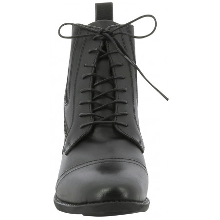 Boots Norton Metal à zip et à lacets Noir