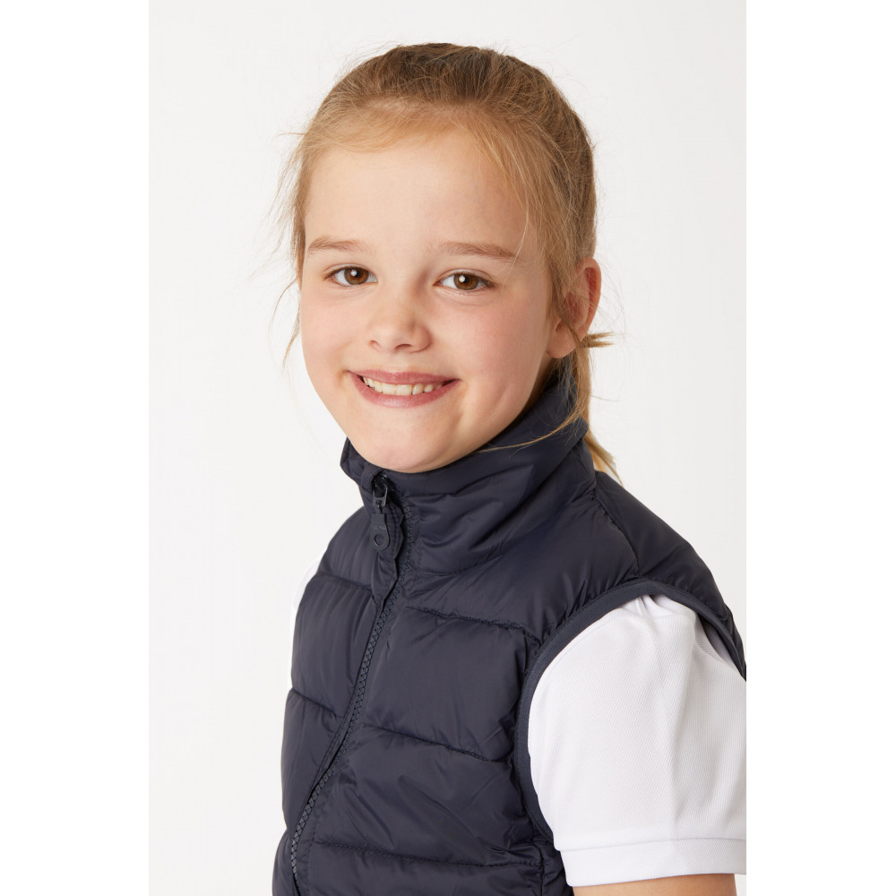 Gilet Matelassé Sans Manches Enfant - Chaud, Léger, Imperméable - Automne/hiver, Col Haut, Poches - Fille Et Garçon