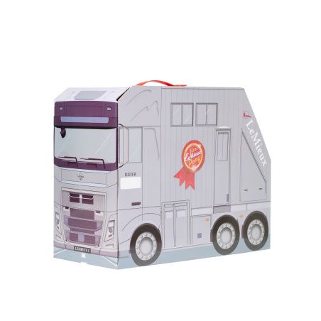 Camion en carton pour jouet poney LeMieux