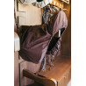Housse de Selle avec plaque en or Kentucky - Marron