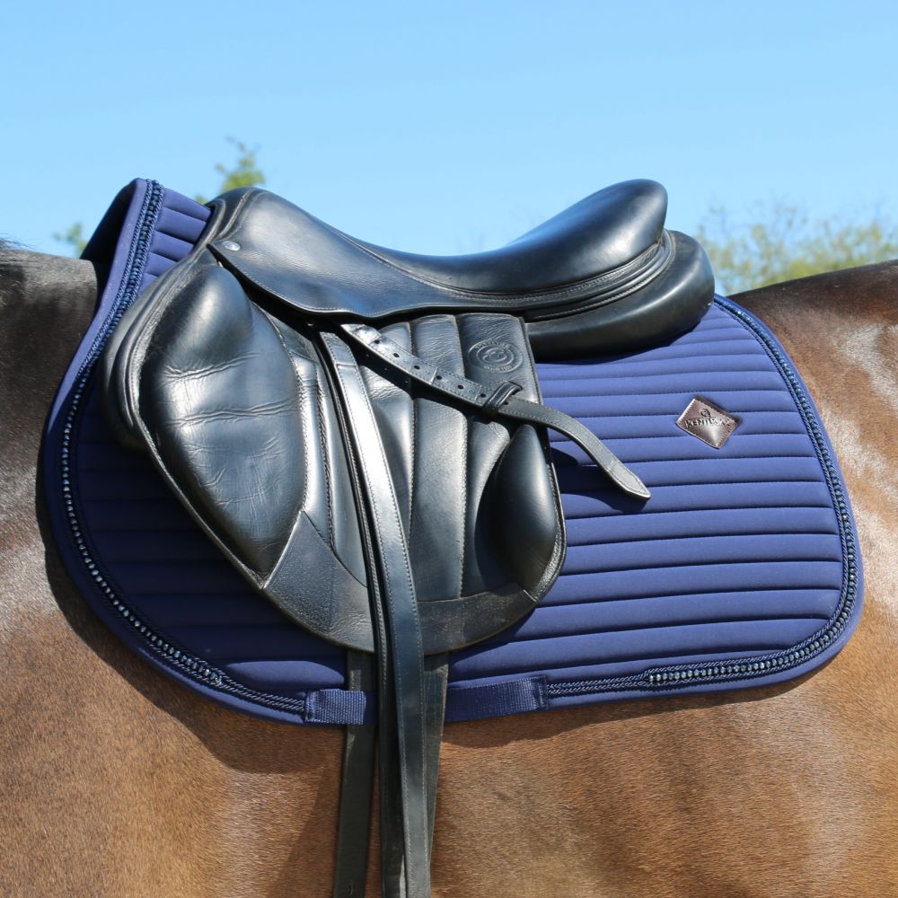 Tapis De Selle Le Mieux GP – Bleu Nuit – Très Bon état – Coton