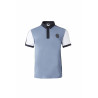 Polo fonctionnel B Vertigo Alec pour homme - Bleu infini / blanc