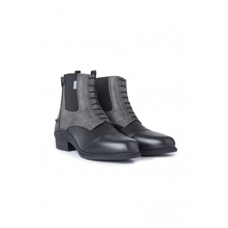 Boots bicolores Horze Kilkenny femme Noir / gris