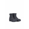 Boots Jodhpur Horze Blake en cuir pour enfant - Noir
