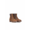Boots Jodhpur Horze Blake en cuir pour enfant - Marron foncé