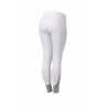Pantalon d'équitation Horze Felicia fond intégral grip - Blanc brillant