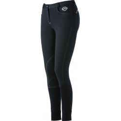 Equi-Theme Pull On Childs Kids Breeches Hot Pink & Navy Ages 6-14yrs 