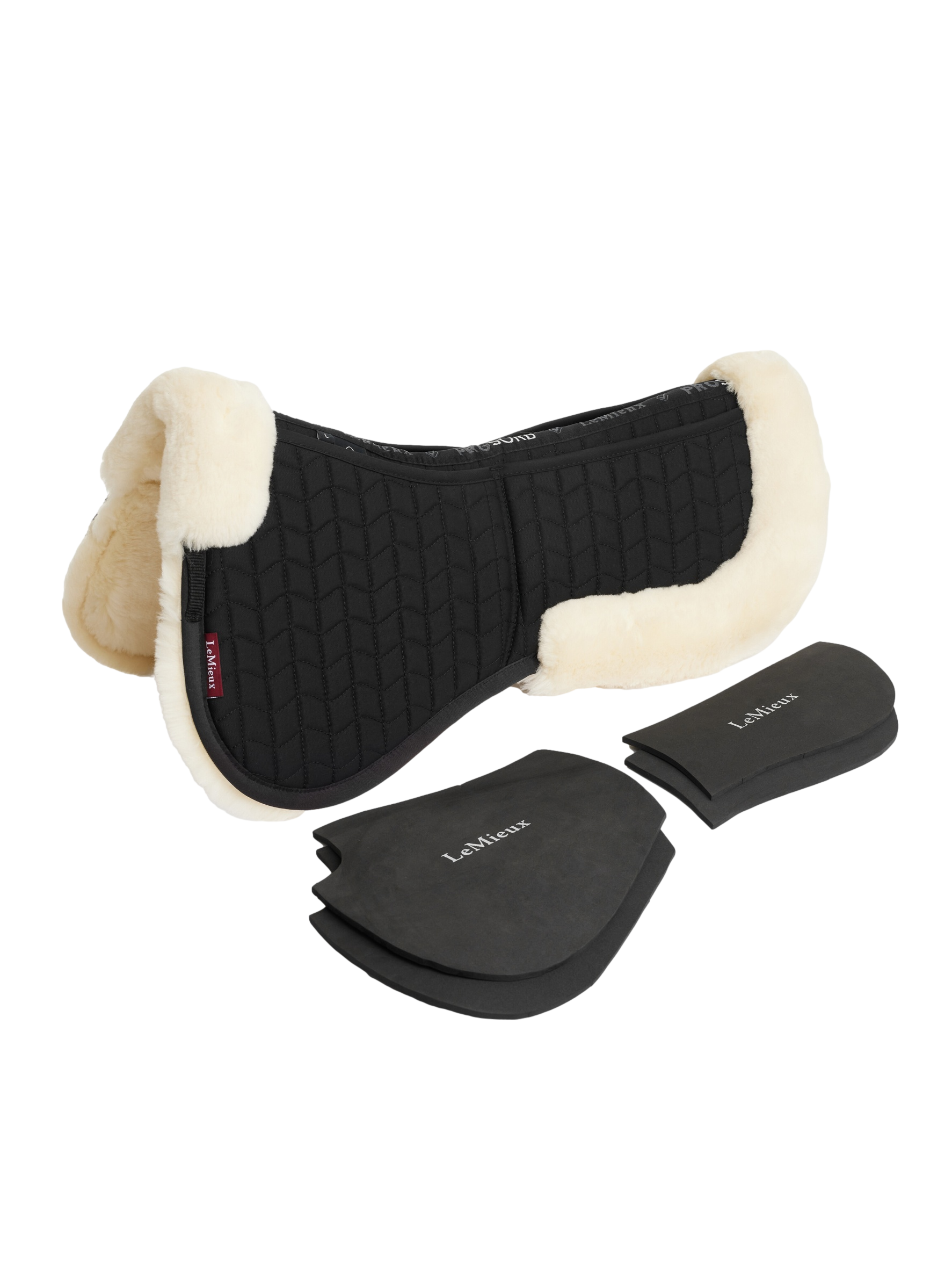 Amortisseur à cales LeMieux Merino+ ProSorb 2 Poches Noir / naturel