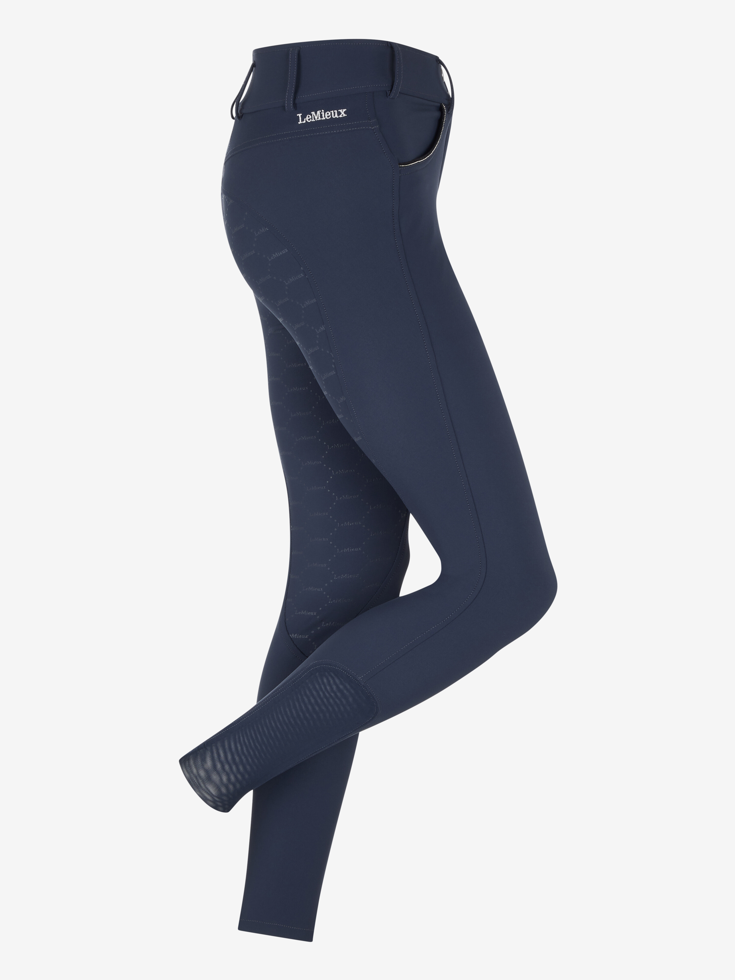Pantalon LeMieux Lottie fond intégral grip Marine Bleu marine