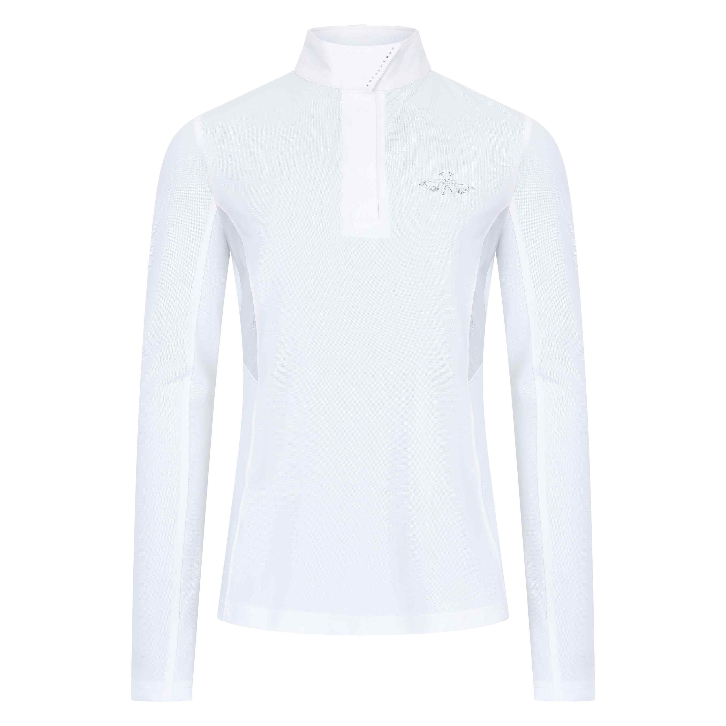 Chemise de concours HV Polo Laura kids Blanc Chemise de concours HV Polo Laura kids Blanc