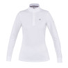 Chemise de concours manches longues femme Classic Kingsland - Blanc